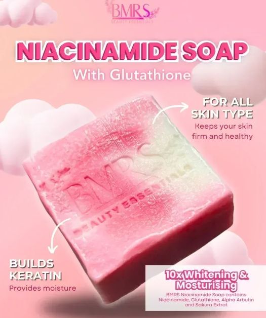 bmrs niacinamide with glutathione soap Beauty Essentials 12 Bars BMRS Niacinamide with