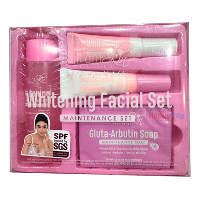 Brilliant Skin Whitening facial Set Maintenance Set (NEW)