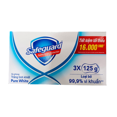 Safeguard Pure White 3x125g (Thailand)
