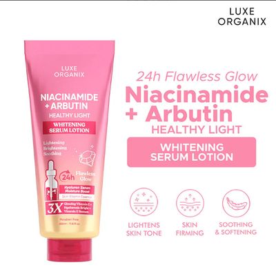 Luxe Organix Niacinamide + Arbutin Lotion 350ml (Healthy Light)