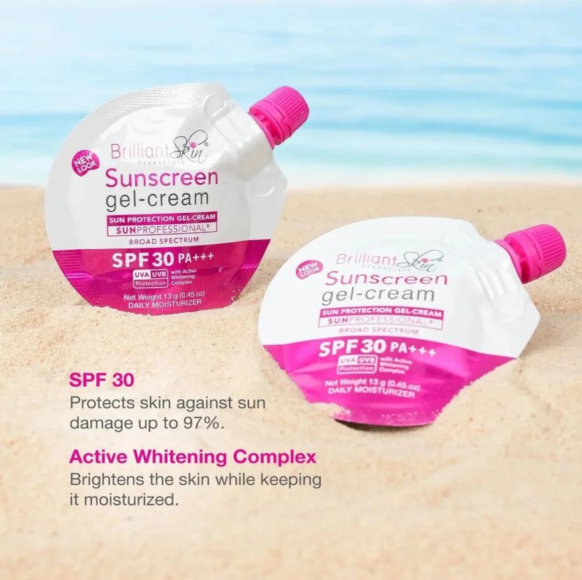 Brilliant Sunscreen Gel Cream SPF30 13g