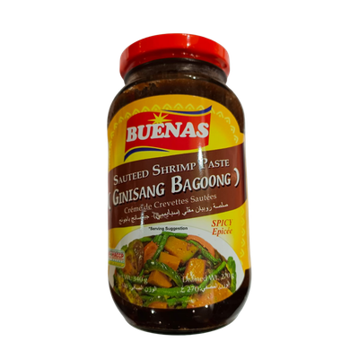Buenas Salted Shrimp Paste Ginisang Bagoong (Spicy) 340g