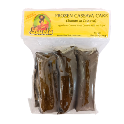 Lucia Frozen Cassava Cake (Suman Sa Cassava) 454g 6pcs