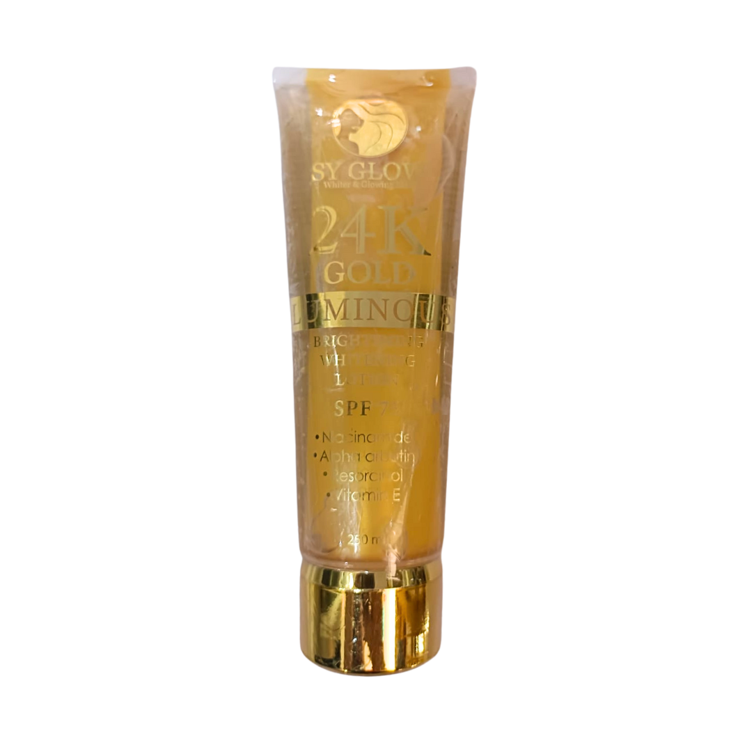 SY Glow Luminous 24K Gold SPF75 Lotion 250ml