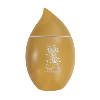 Beauty Vault Premium Tinted Sunblock SPF50 50g