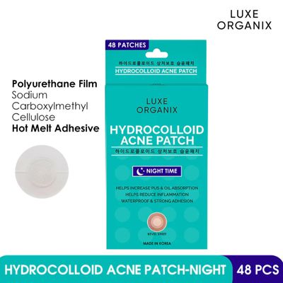 Luxe Organix Acne Patch (Night Time) 48pcs