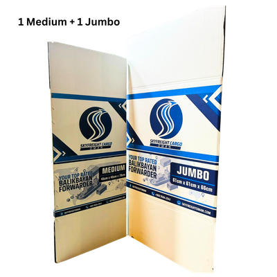 PROMO - Skyfreight Box Medium + 1 Jumbo