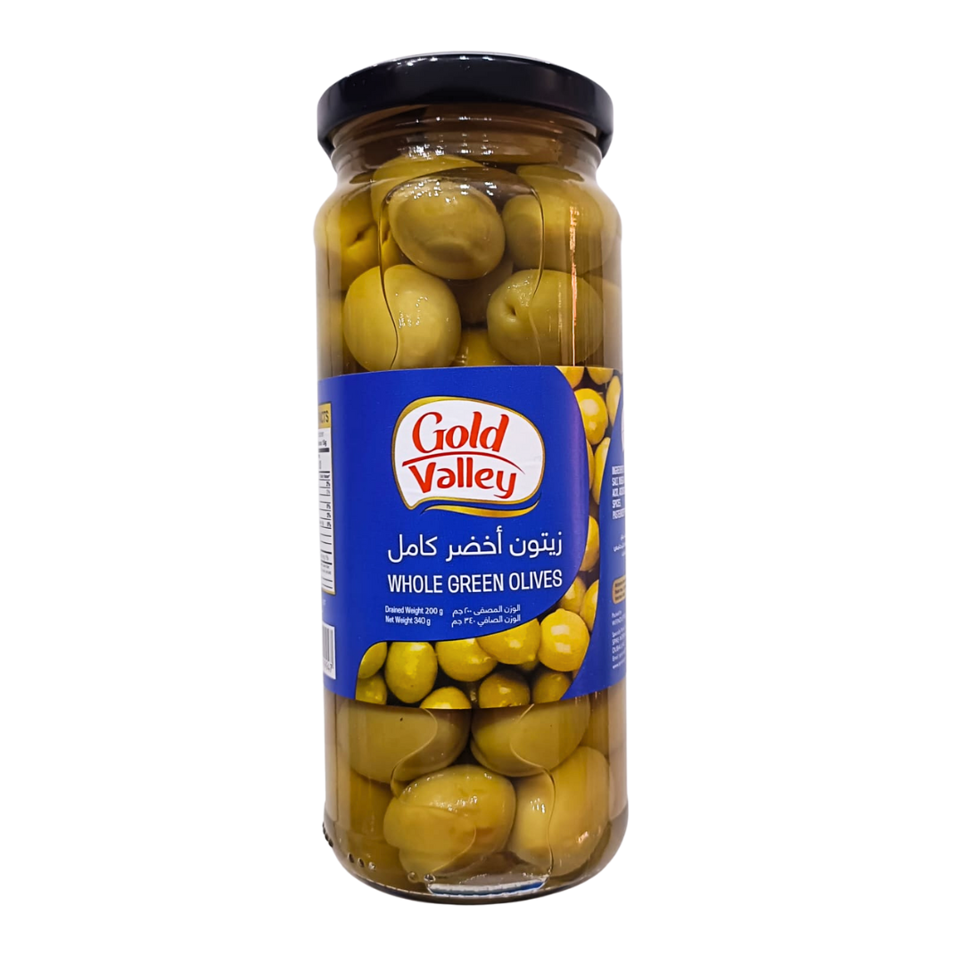 Gold Valley Whole Green Olives 200g