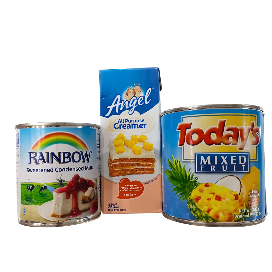 PROMO - Salad Pack(Angel Creamer, Todays fruit cocktail, Rainbox Condense)