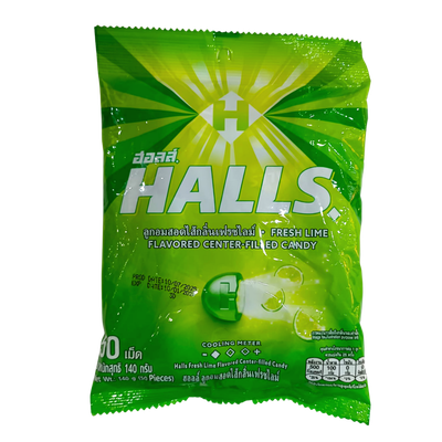 Halls Flavored Candy 50pcs (Fresh Lime)