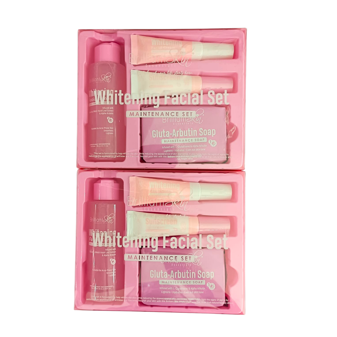 PROMO - Brilliant Whitening Facial Set (2pcs)