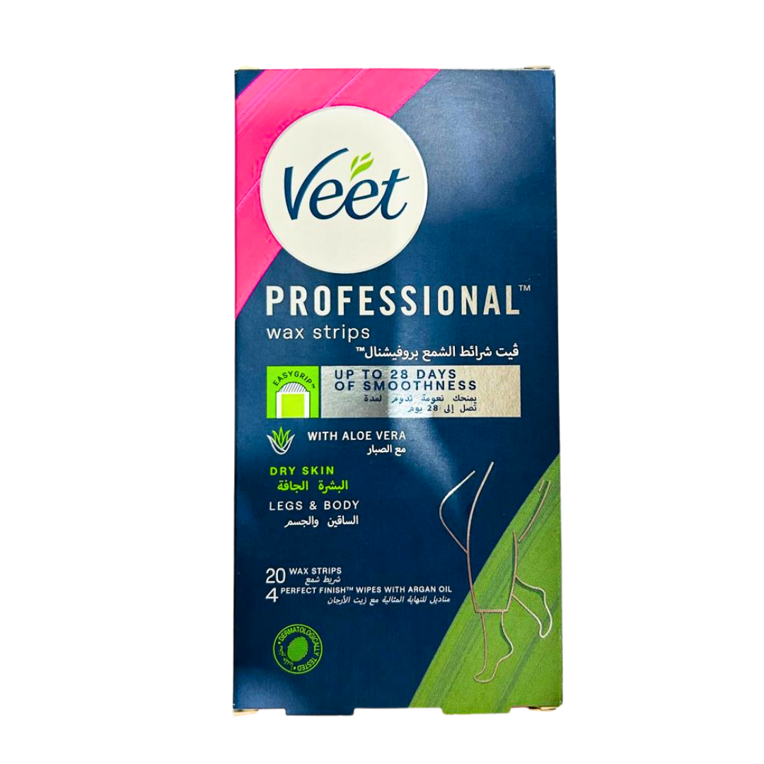 Veet Wax Strips - Dry Skin (20 pcs)