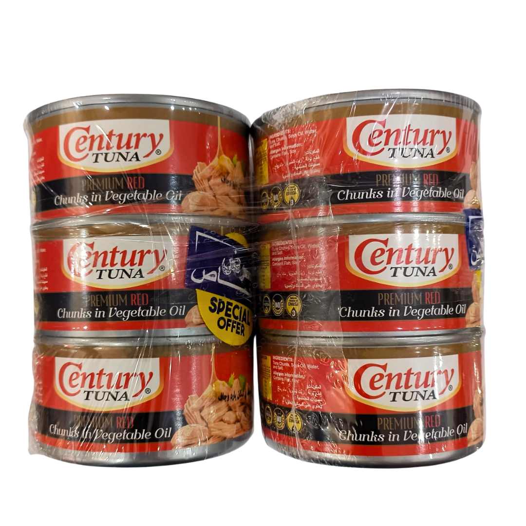 Promo - Century Tuna Chunks in Vegetable (6pcs)