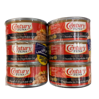 Promo - Century Tuna Chunks in Vegetable (6pcs)