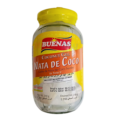 Buenas Coconut Gel Nata De Coco White 210g
