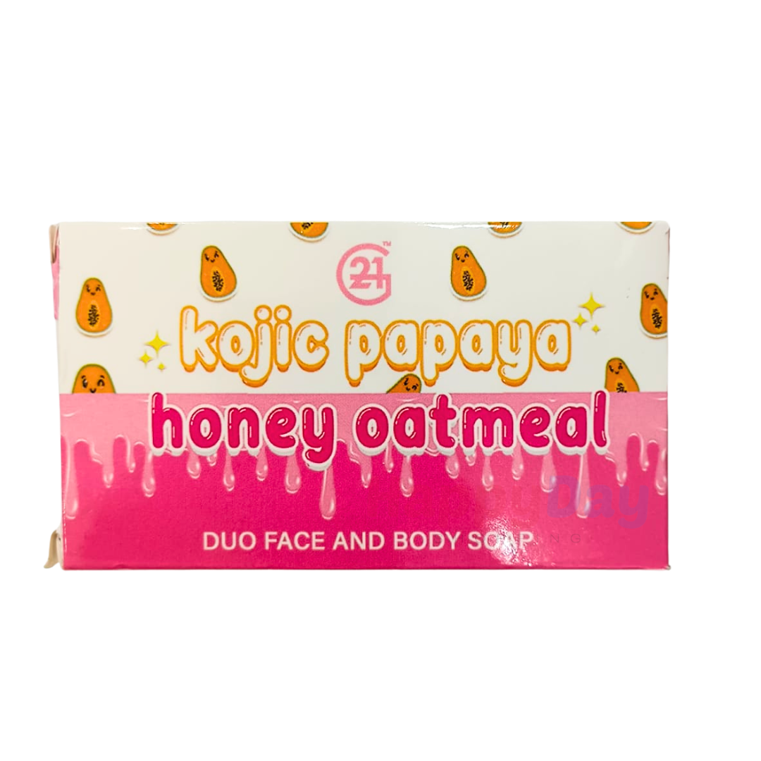 21 Kojic Papaya Honet Oatmeal (Face &amp; Body Soap) 150g