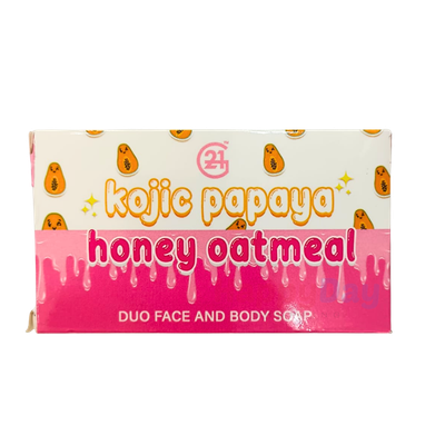 21 Kojic Papaya Honet Oatmeal (Face &amp; Body Soap) 150g
