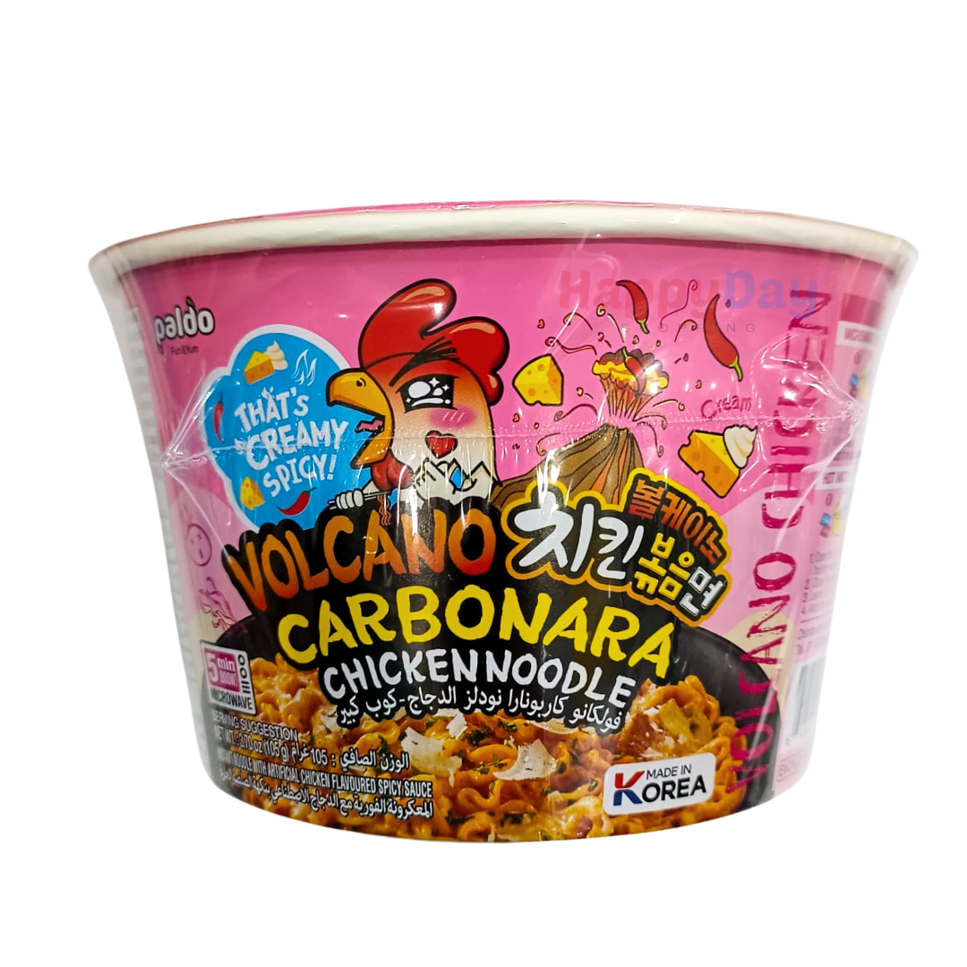 Paldo Volcano Carbonara Chicken Cup Noodle 105g