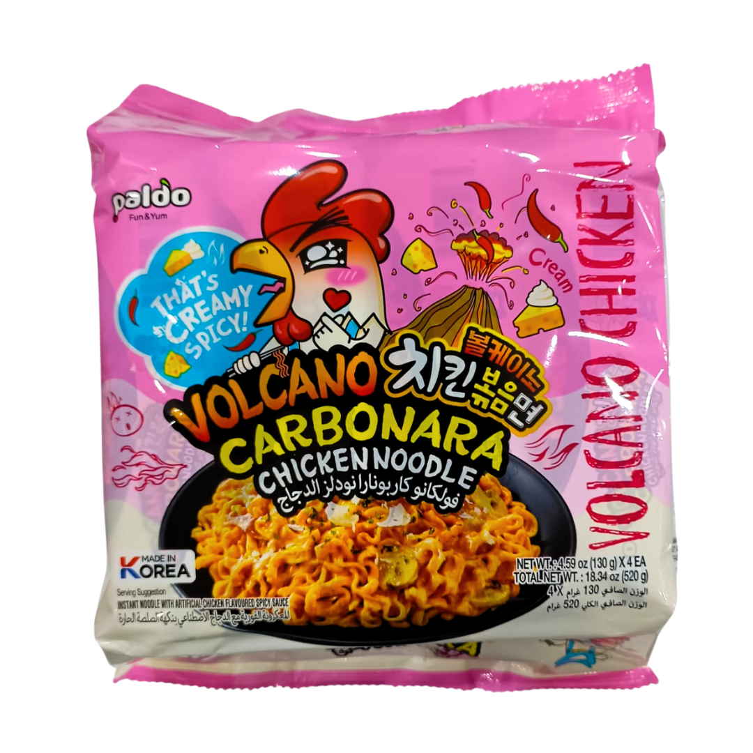 Paldo Volcano Carbonara Chicken Noodle PACK (4pc)