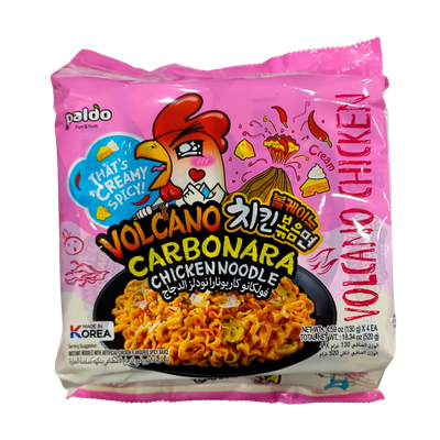 Paldo Volcano Carbonara Chicken Noodle PACK (4pc)