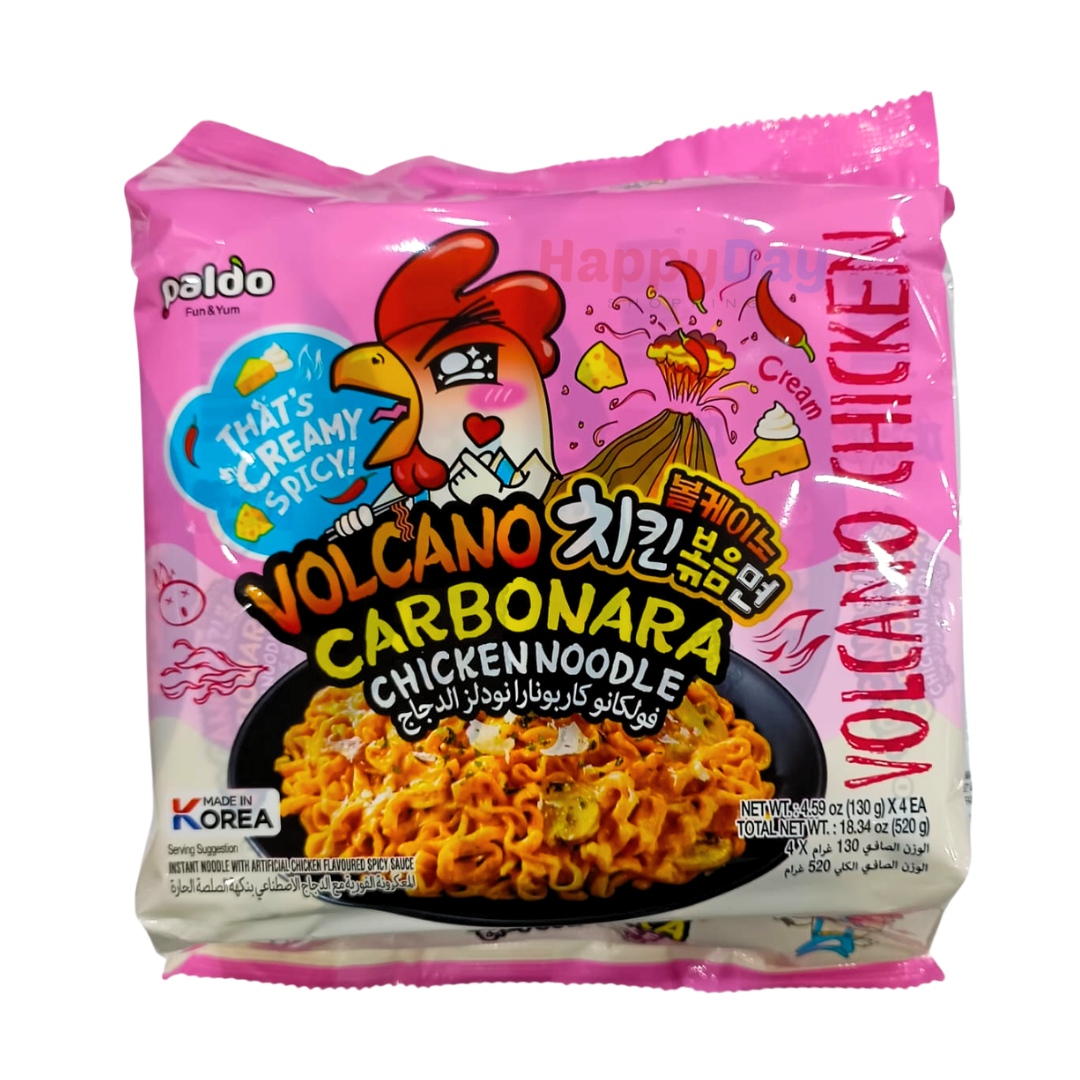 Paldo Volcano Carbonara Chicken Noodle PACK (4pc)