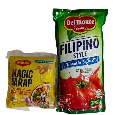 PROMO - Magic Sarap + Del Monte Filipino Style Tomato Sauce 250g