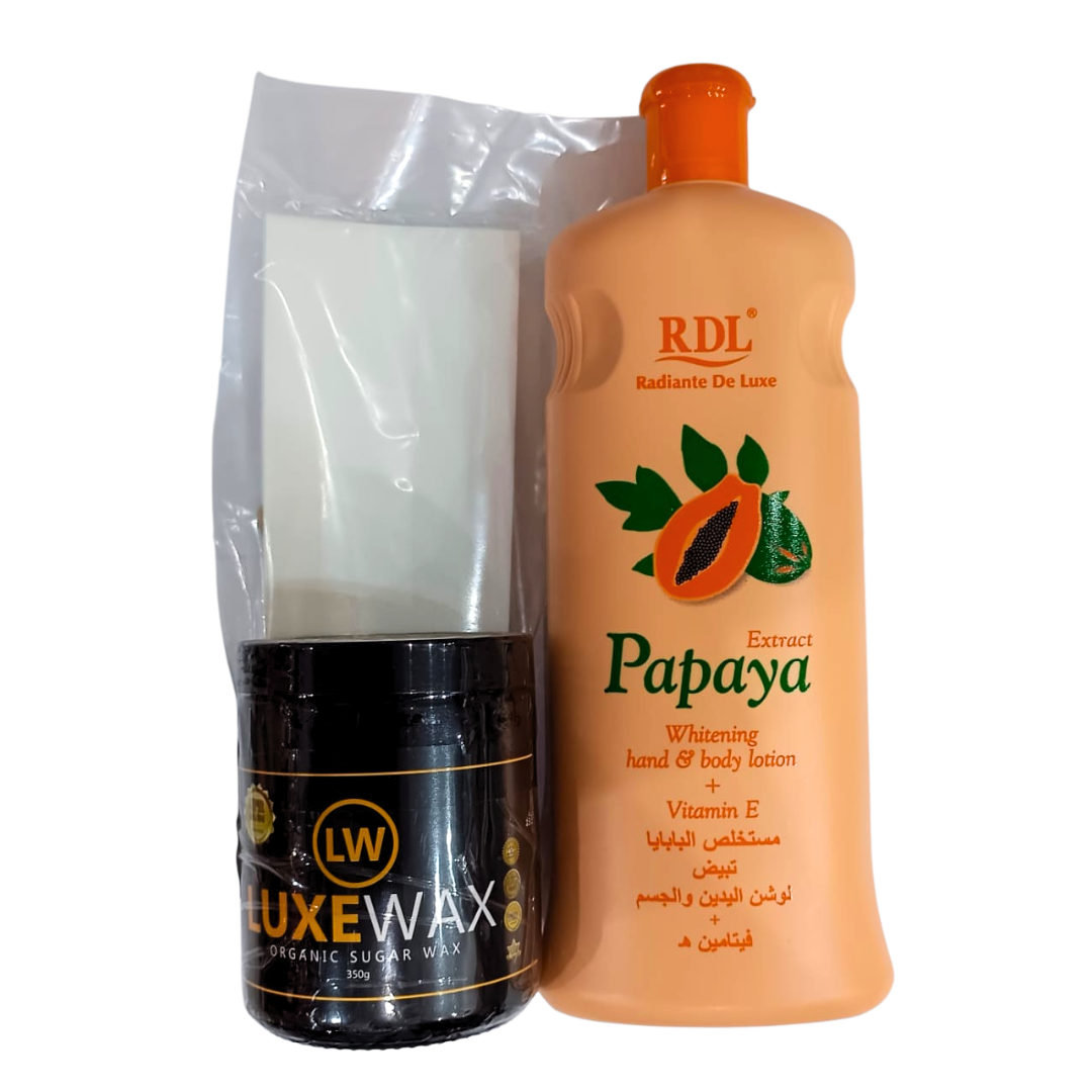 PROMO - RDL Papaya Lotion + Luxewax