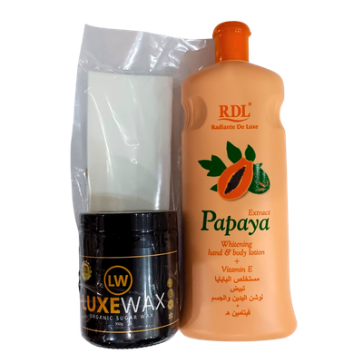 PROMO - RDL Papaya Lotion + Luxewax