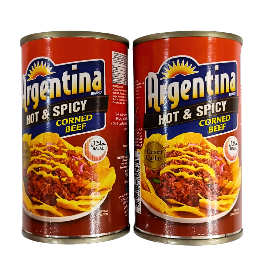 PROMO - Argentina Corned Beef Hot &amp; Spicy x2
