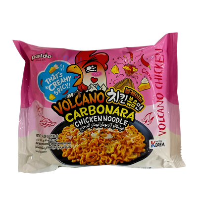 Paldo Volcano Carbonara Chicken Noodle 130g (1pc)