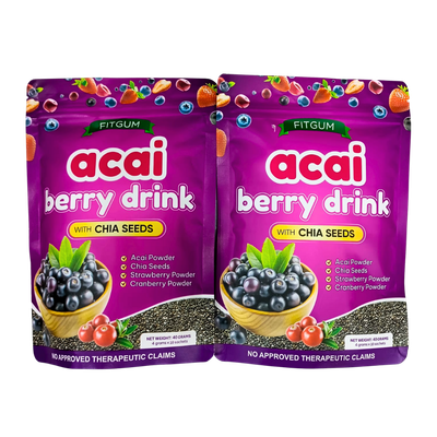 PROMO - Fitgum Acai Berry Drink x2