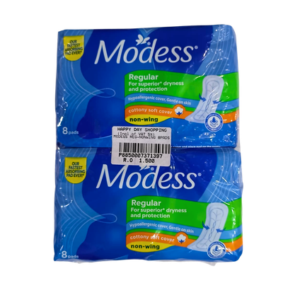 PROMO - Modess Regular Non Wing (2 Packs)
