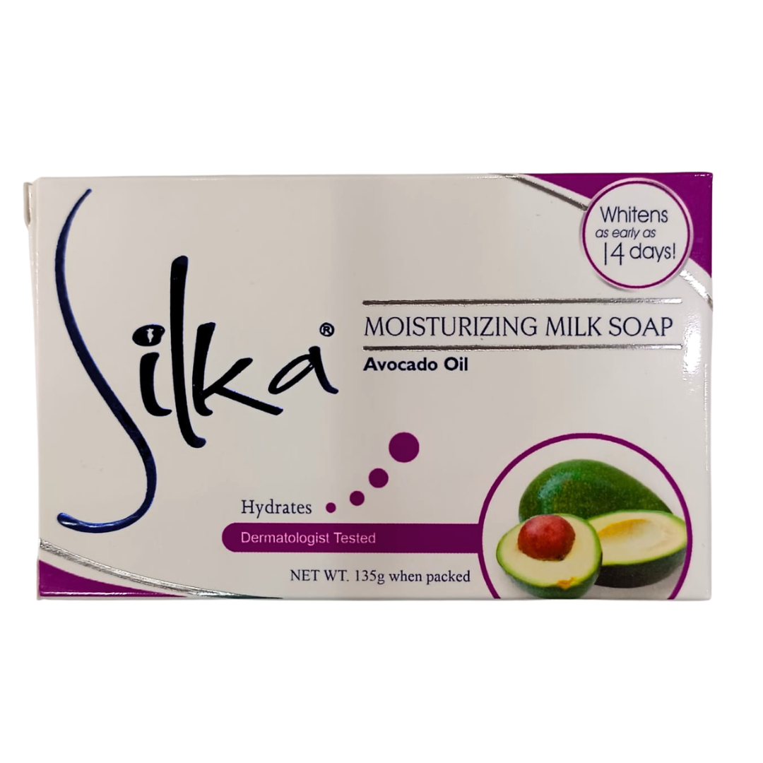 Silka Avocado Oil Moisturizing Milk Soap 135g
