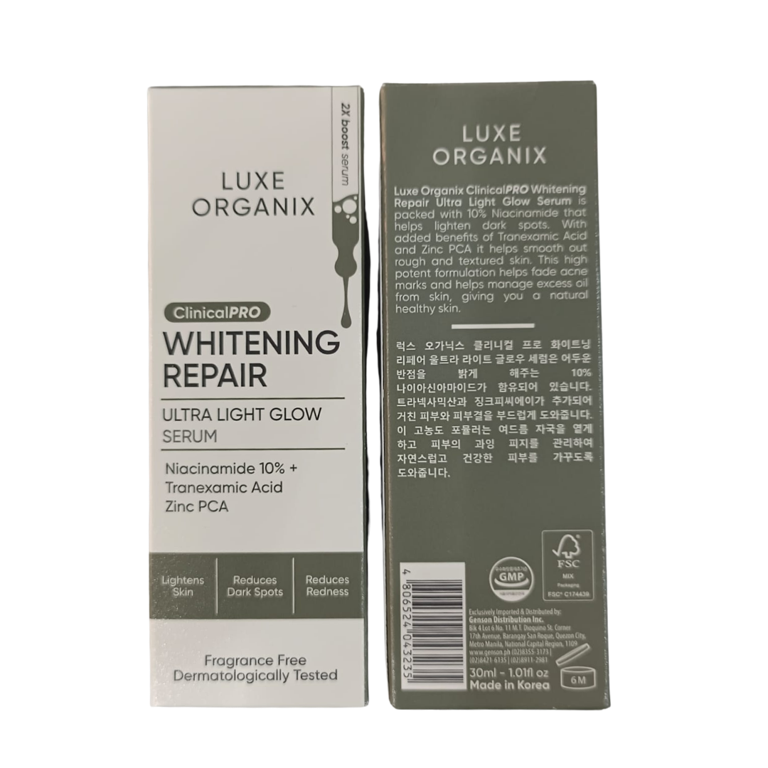 Luxe Organix Whitening Repair Serum 30ml
