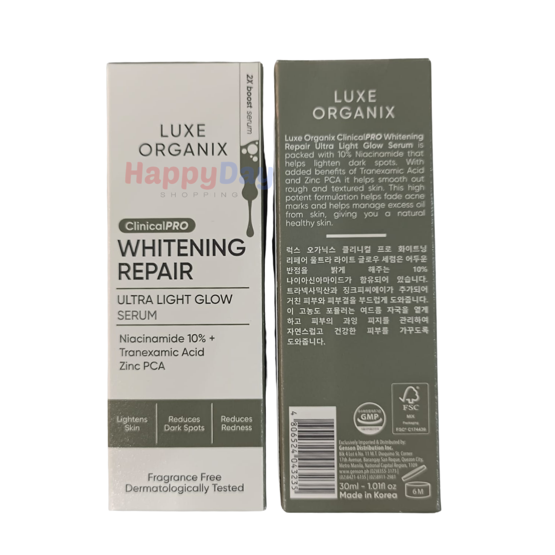 Luxe Organix Whitening Repair Serum 30ml