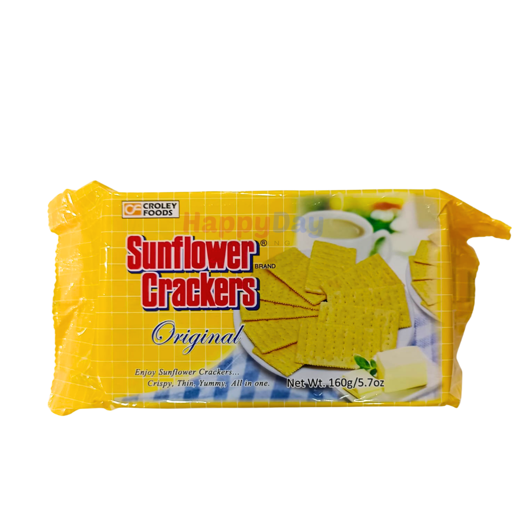 Croley Foods Sunflower Cracker Original 160g