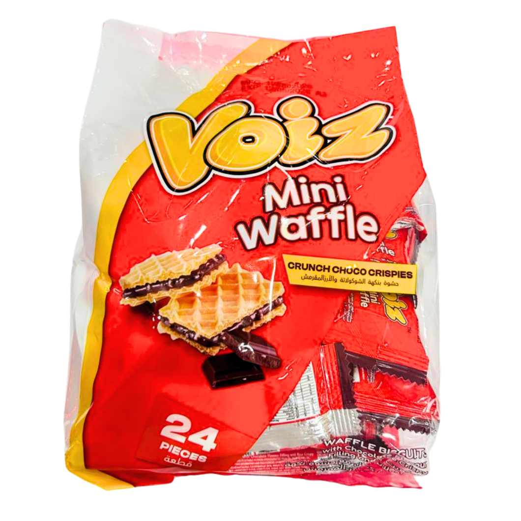 Voiz Mini Waffle (Crunch  Choco Crispies) 24pcs