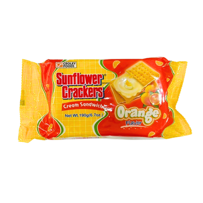 Croley Foods Sunflower Cracker (Orange Flavor) 190g