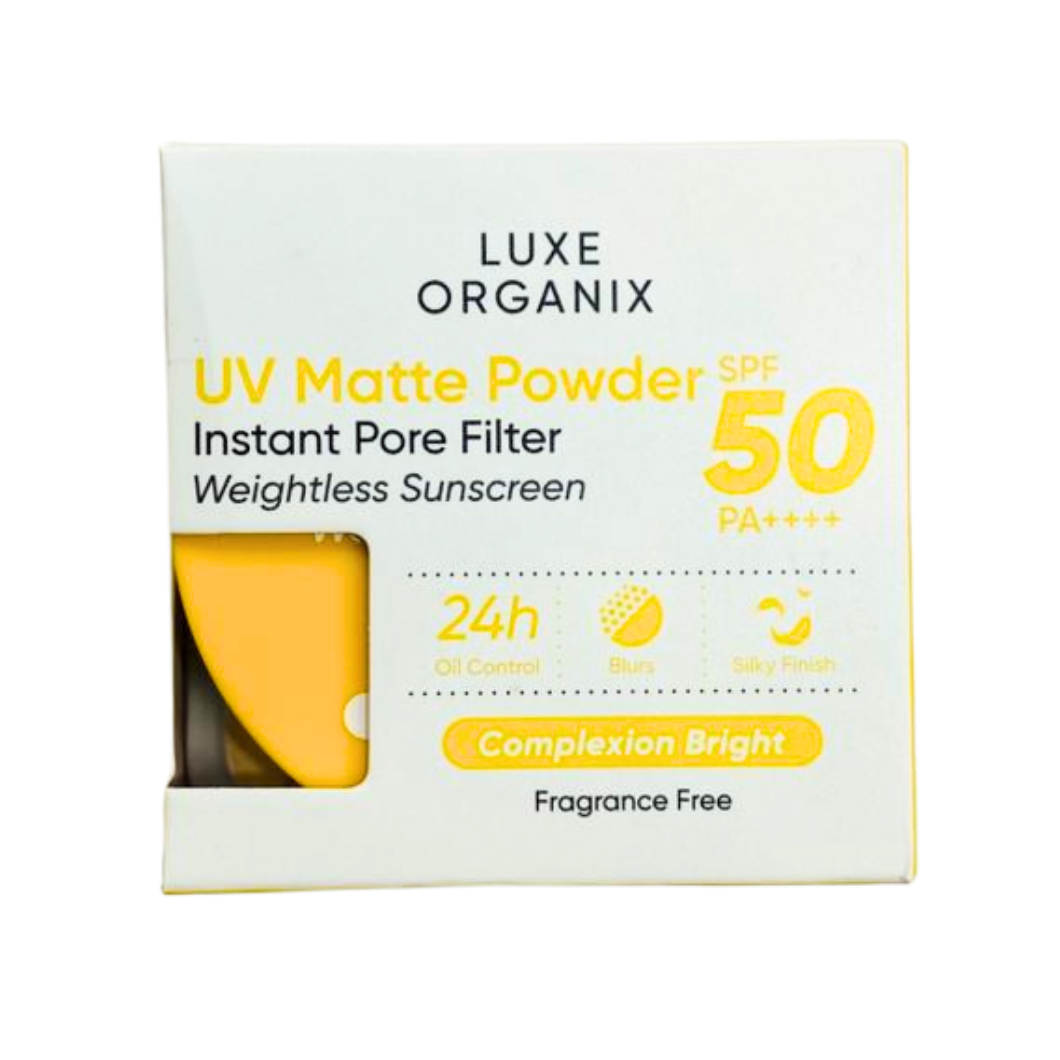 Luxe Organix UV Matte Powder SPF50 (Complexion Bright)