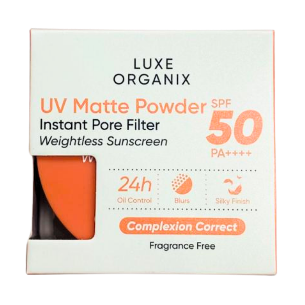 Luxe Organix UV Matte Powder SPF50 (Complexion CorrectBright)