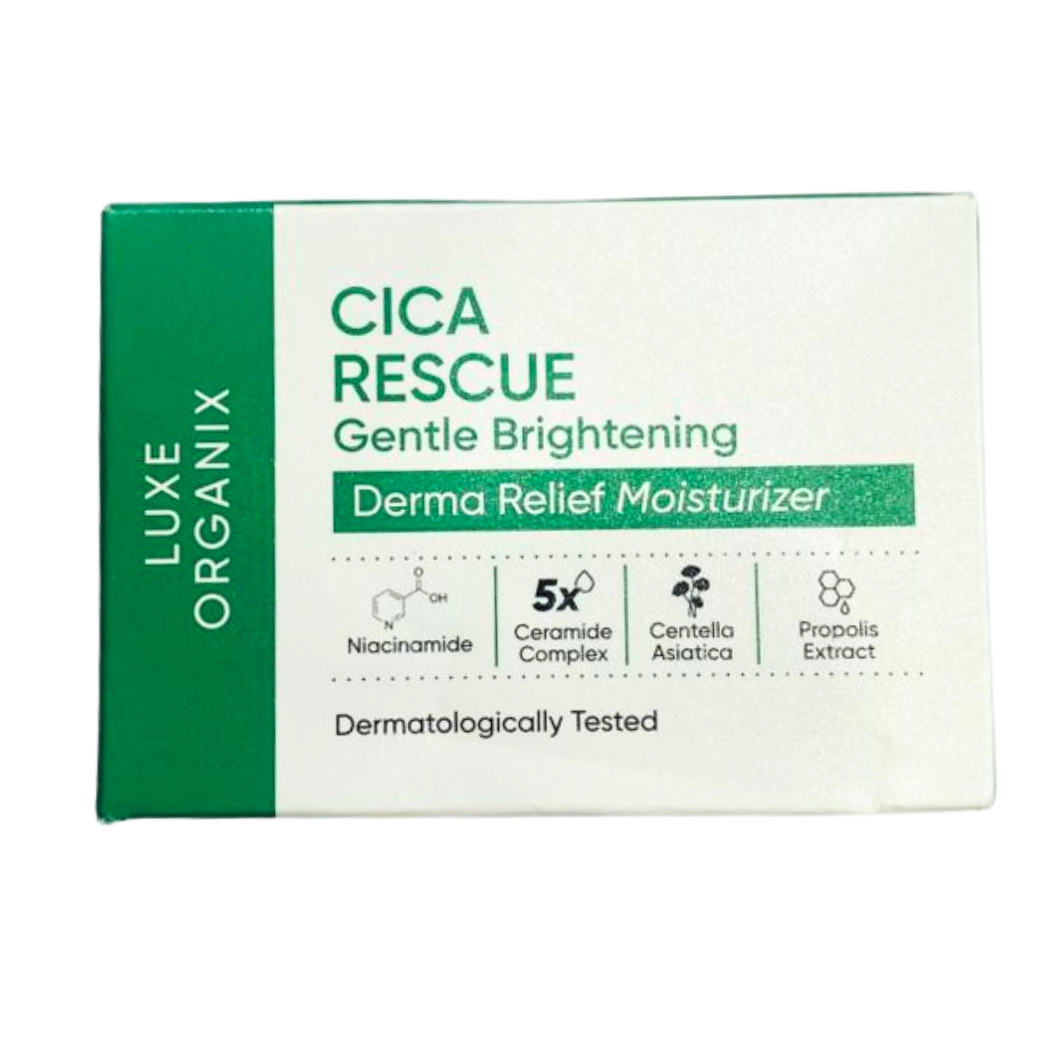 Luxe Organix Cica Rescue Derma Relief Moisturizer