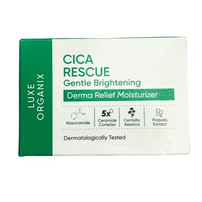 Luxe Organix Cica Rescue Derma Relief Moisturizer
