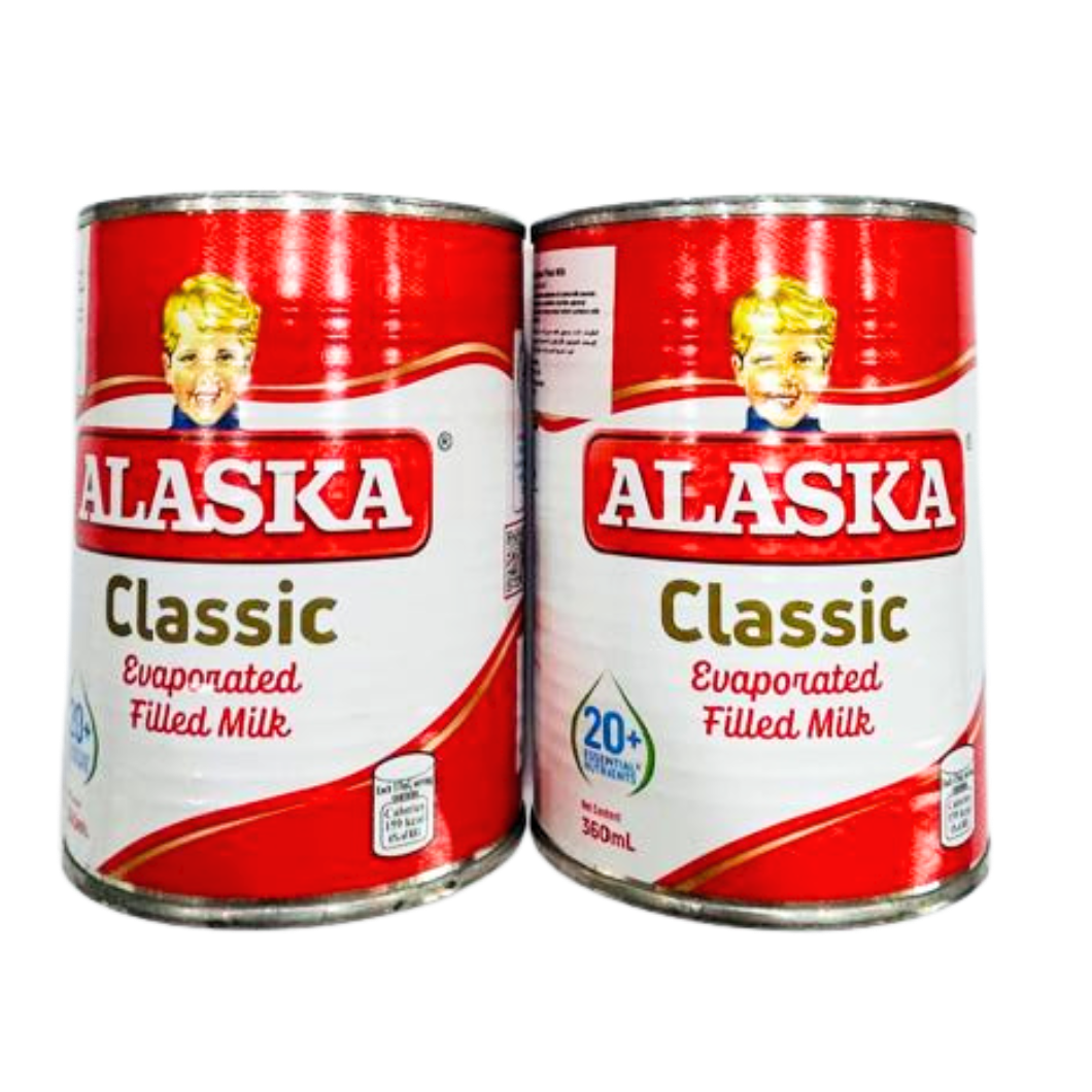 PROMO - Alaska Classic Evaporated Fileld Milk x2