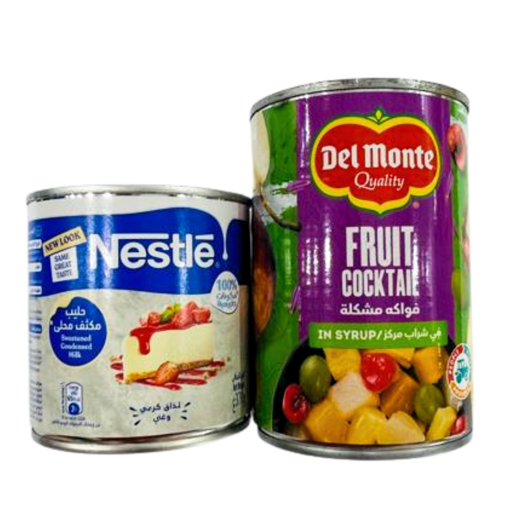 PROMO - Del Monte Fruit Cocktail + Nestle Condensed Milk