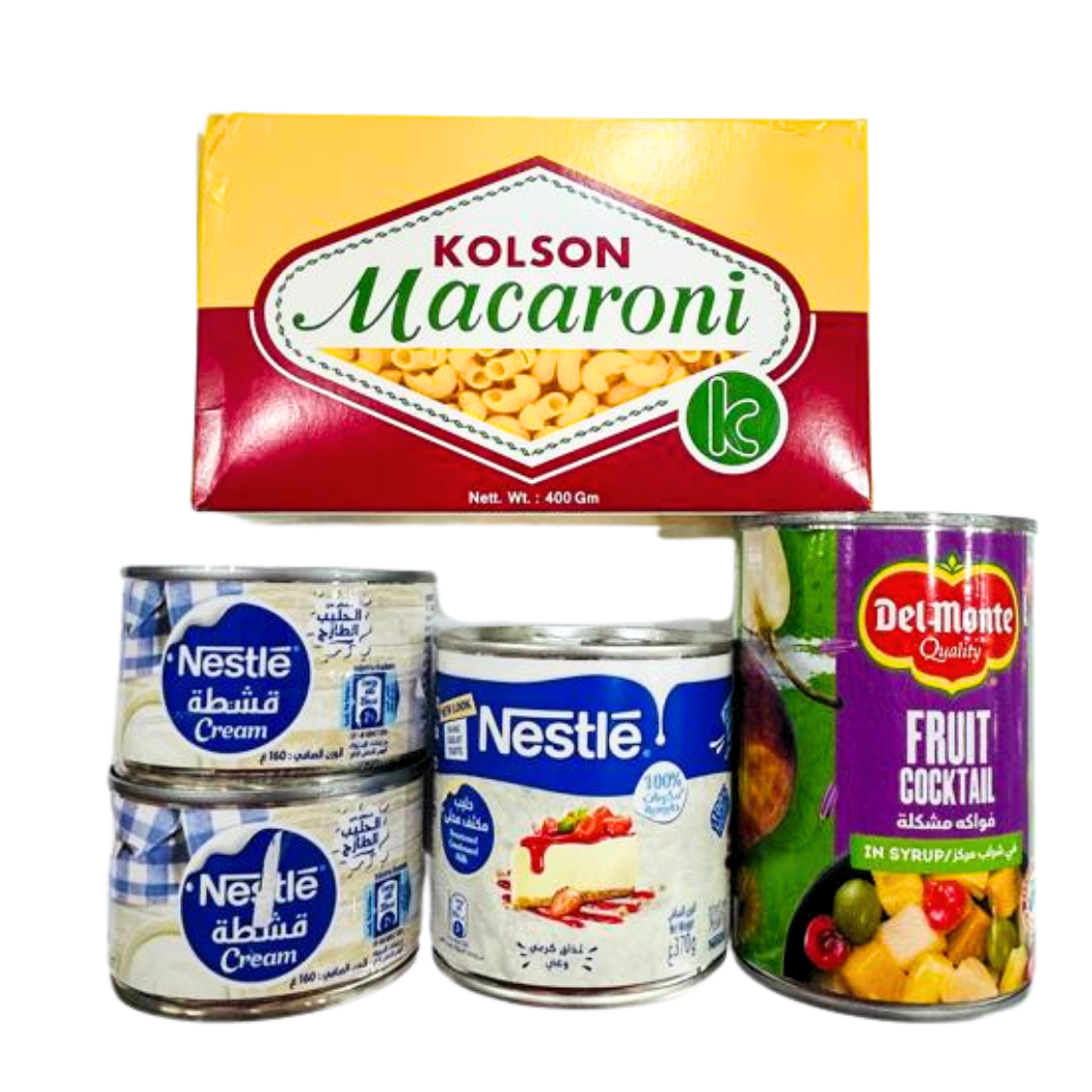PROMO - Fruit Salad Combo (Del Monte Coctail, Kolson Macarone, Nestle Condensed Milk, nestle Cream)