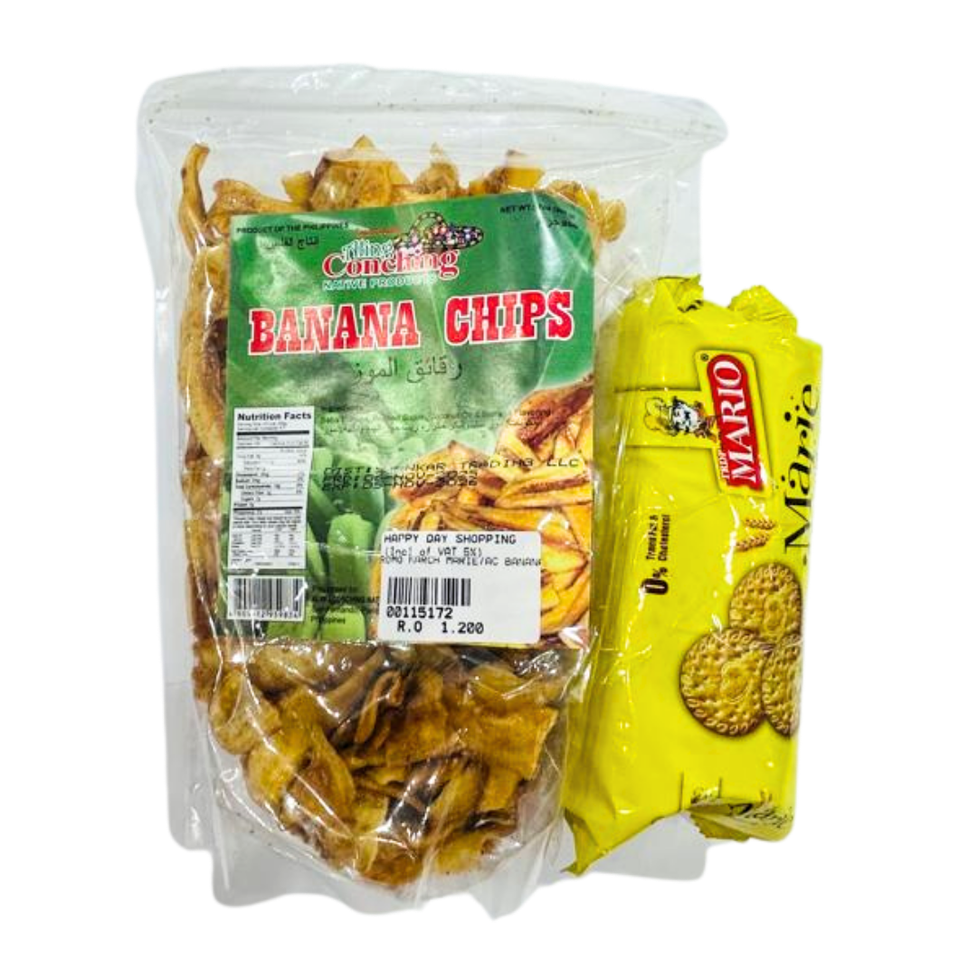 PROMO - Aling Conching Banana Chips + Marie Biscuit