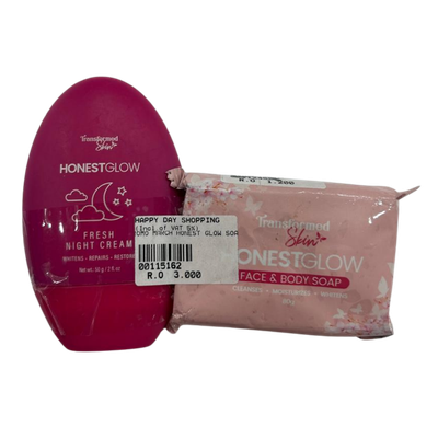 PROMO - Honest Glow Night Cream + Soap