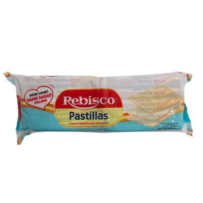 Rebisco Pastillas Cream-Filled Cracker Sandwich Flavor 10x32g