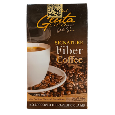 Gluta Lipo Signature Fiber Coffee 250g (10 Sachet)