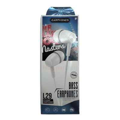 Earphones Bass L29 White